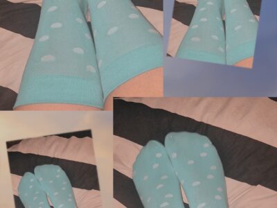 Süße Socken Polka Dots