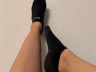 Getragene Socken
