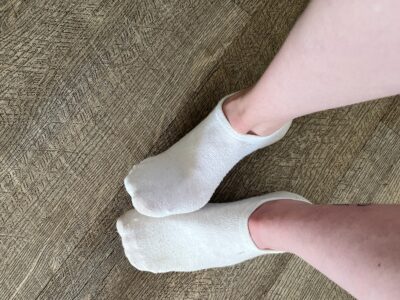 Getragene Socken