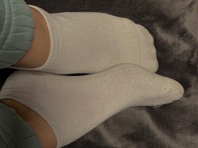 Getragene Socken