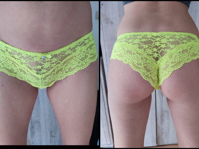 Verschiedene getragene Höschen, Slips, Tangas