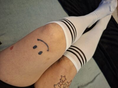 Weiße Socken