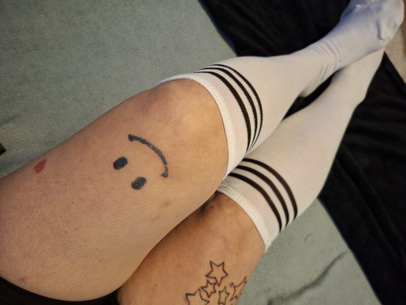 Weiße Socken