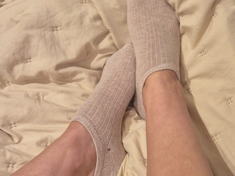 ‣ Frisch getragene Socken - diskret & individuell