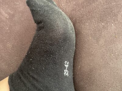 Sehr lange getragene socken